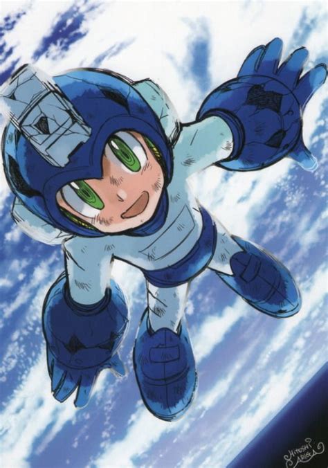 All Capcom Anime Mega Man Game Art