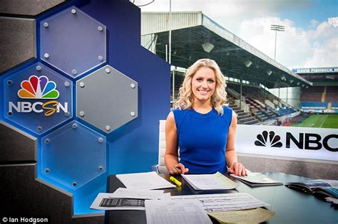 • nfl sunday night football • nhl regular season and stanley cup playoffs • pga tour • premier league (soccer). Crystal Palace fan Rebecca Lowe is playing major role in ...