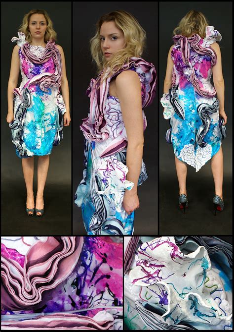 Fashion Illustration Distortion Dress