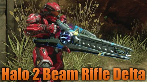 Halo 5 Guardians Halo 2 Beam Rifle Delta Legendary Weapon Showcase