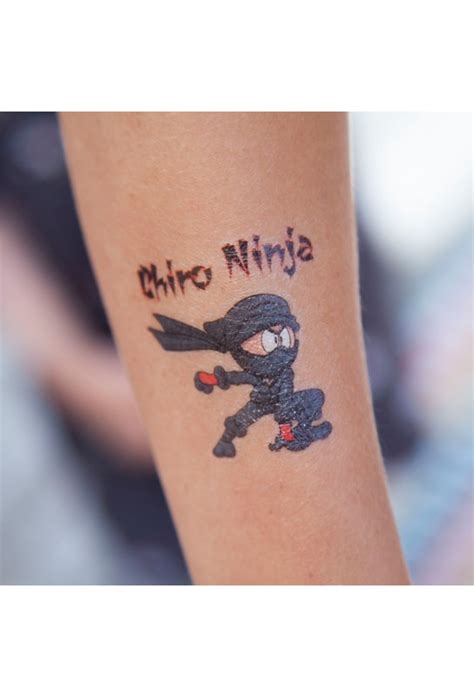 Chiropractic Ninja Tattoo
