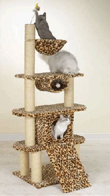 It features both high climbing cat tree house with two hammocks. Cat Tree Design Ideas, Simple DIY Cat Furniture | Cat tree ...