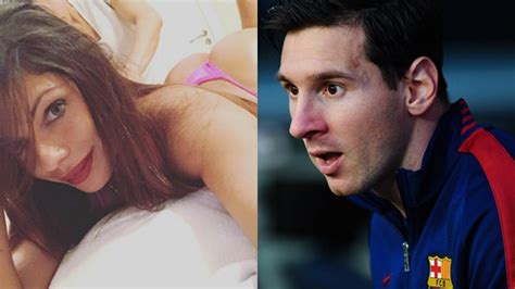 She Shoots She Doesnt Score Messi Blocks Miss Bumbum On Instagram