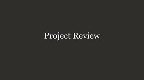 Project Review Youtube