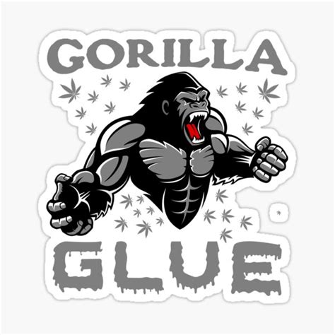 Gorilla Glue Weed Strain Stickers Redbubble