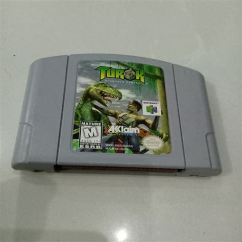 Jual Kaset Game Nintendo 64 TUROK Dinosaurus HunteR Kab Lebak