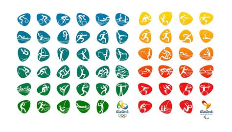 Rio 2016 Olympic And Paralympic Pictograms Revealed Rio Olympics 2016