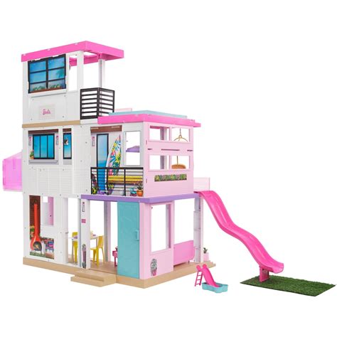 Barbie Puppenhaus Traumvilla Mit Balkon Dachterasse And Aufzug Licht