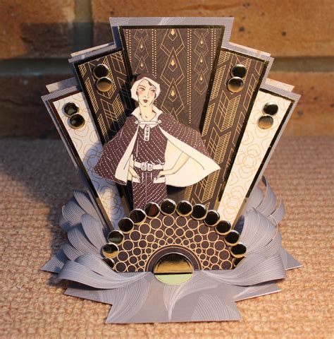 Card Using Art Deco And Decadance Kit With Two Deco Card Blanks By
