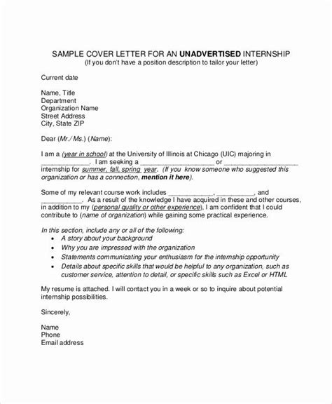 Maybe you would like to learn more about one of these? Cover Letter Template for Internship New Sample Cover ...