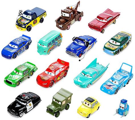 Disney Cars 143 Deluxe Sets Piston Cup Deluxe T Set Exclusive 143 10th Anniversary Toywiz