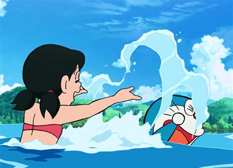 Playing In The Water Doraemon Know Your Meme