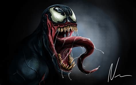 Artstation Venom Painting