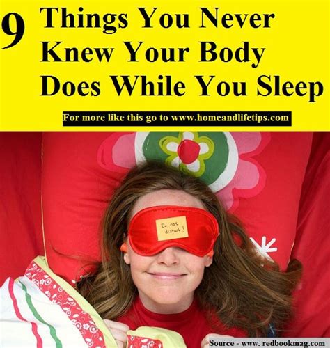 9 Things You Never Knew Your Body Does While You Sleep Life Tips Life