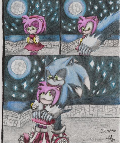 Werehog Sonic And Amy By Paumol On Deviantart
