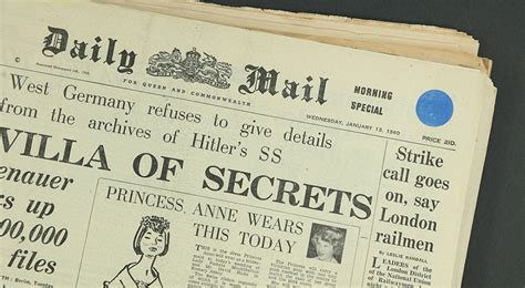 Daily Mail Archive Historic Newspapers