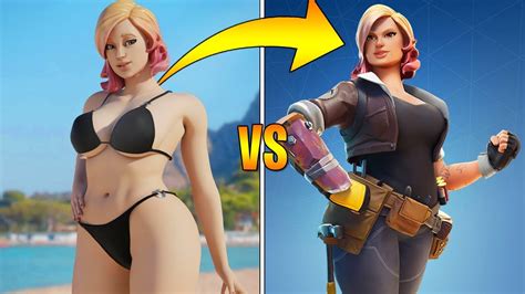 All Thicc Skins In Fortnite Compilation Youtube