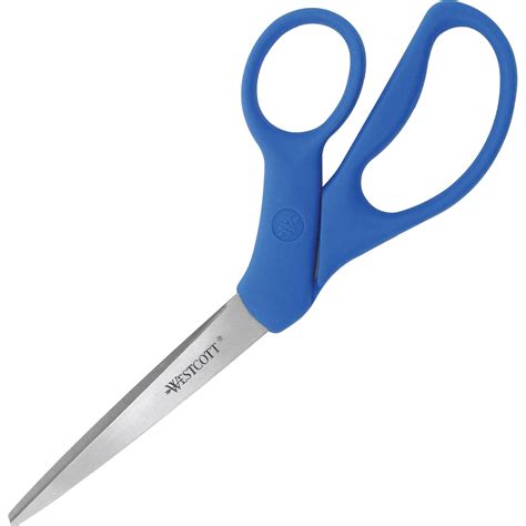 Westcott Preferred Line Stainless Steel Scissors 8 Bent Blue