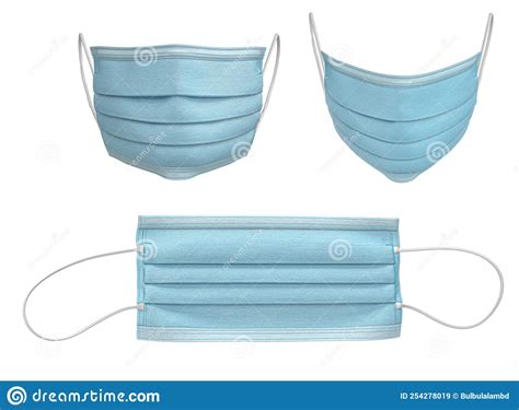 Surgical Mask Mockup Banner Poster 3d Rendered High Quality High