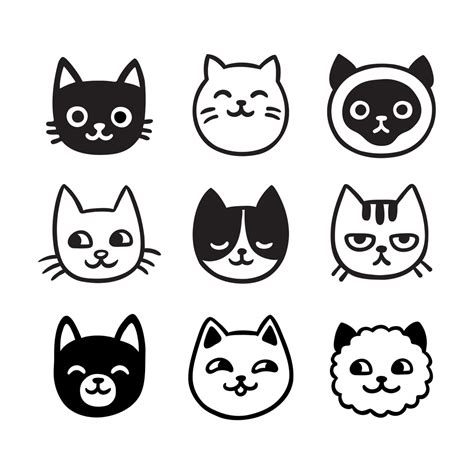 Cartoon Cat Face Wallpapers Top Free Cartoon Cat Face Backgrounds