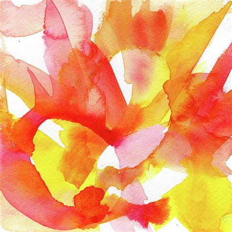 Flourish Abstract Watercolor Painting Painting By Susan Porter Pixels