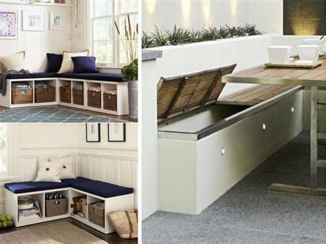 Este banco es muy práctico puesto que. TOP 10 ideas de almacenaje para pisos pequeños | Blog de ...