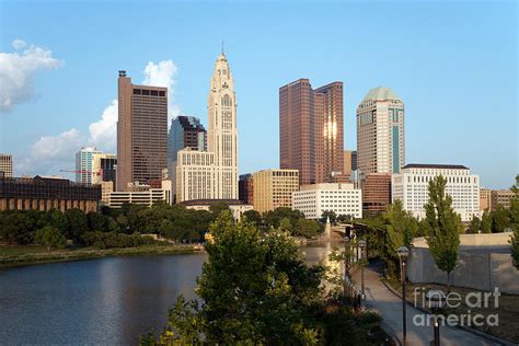 Downtown Skyline Of Columbus 2 Photograph By Bill Cobb Pixels