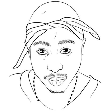 Tupac Coloring Pages 2pac