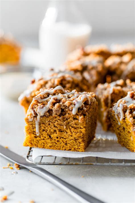 Pumpkin Coffee Cake With Streusel Crumb Topping