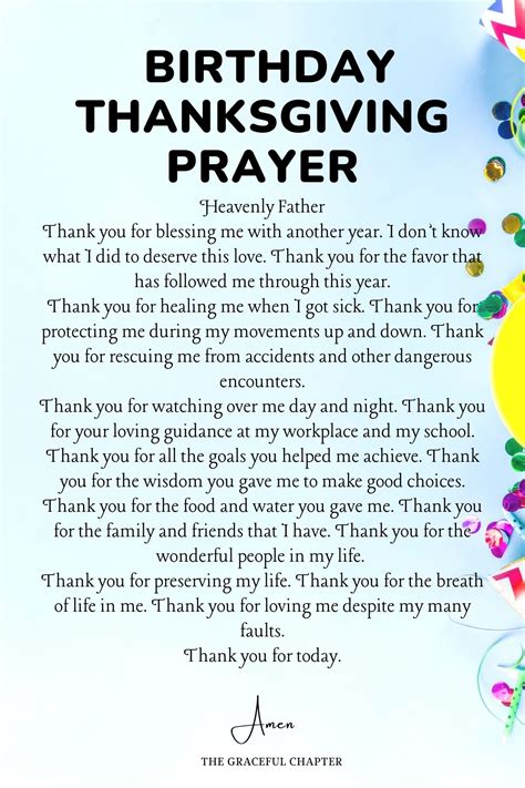 Thanksgiving Birthday Prayer For A Friend Get More Anythinks