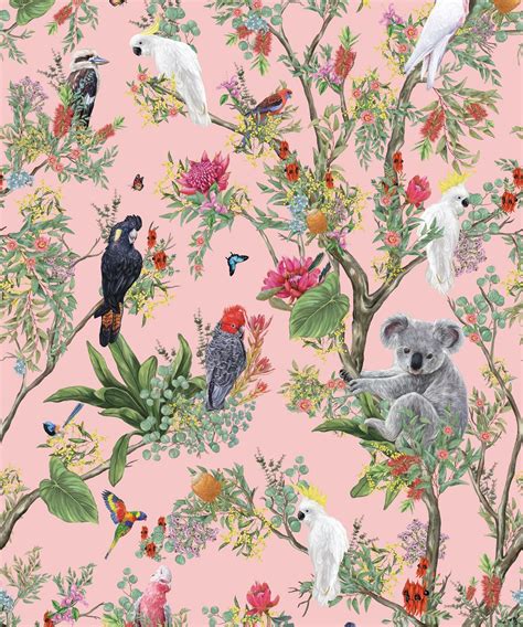 Matilda Wallpaper • Australian Flora And Fauna • Milton And King Uk