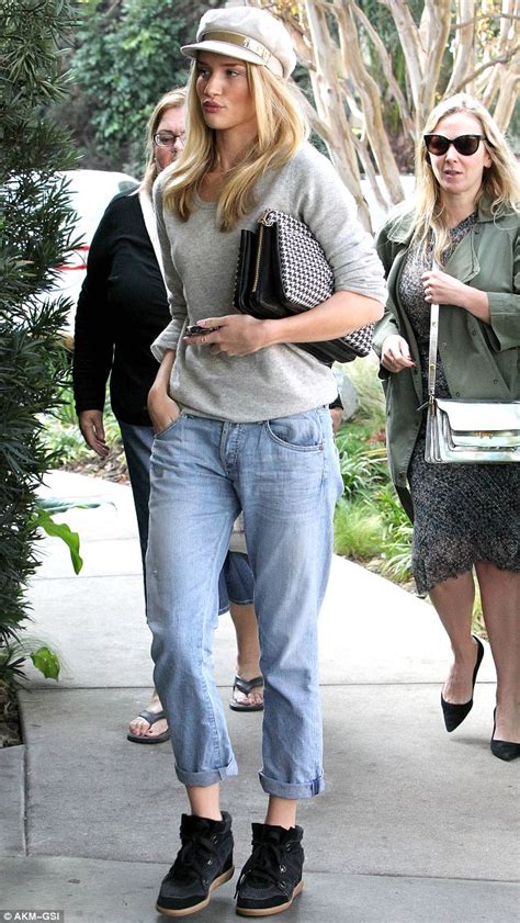 Rosie Huntington Whiteley Channels The Eighties In A Newsboy Cap And