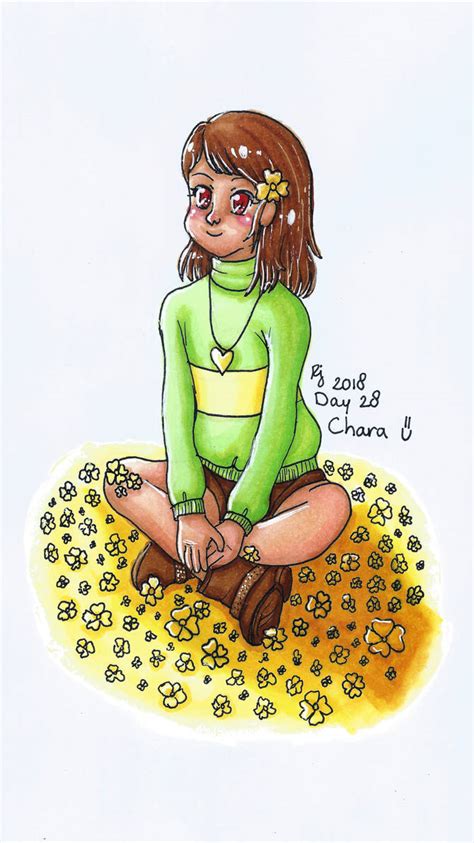 Day 28 Chara Undertale Drawing Challenge By Missroxanne123 On