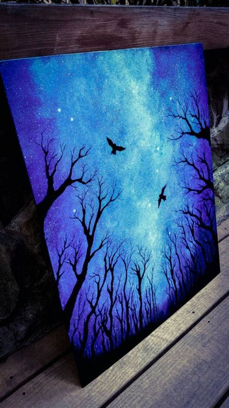 Made To Order Sky Painting Acrylic Painting By Themindblossom With