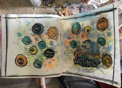 Art Journal Pages Mixed Media Collage Visual Art