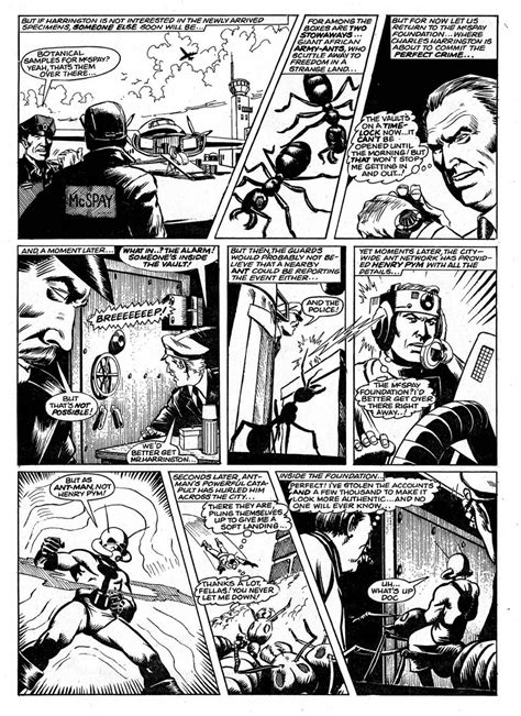 Superhero Comic Strip Black And White