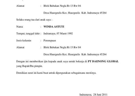 Meskikun mungkin kamu akan meminta bantuan atau uang bulanan, tapi harapannya suratmu tetap membawa kebahagiaan untuk orang tua. Download Contoh Surat Izin Orang Tua