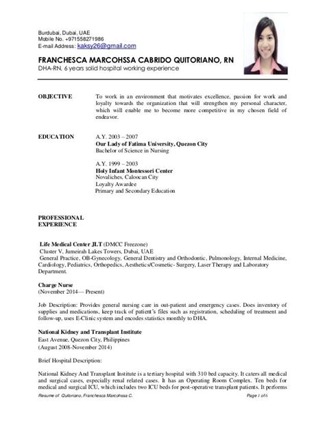 resume  quitoriano franchesca marcohssa  page