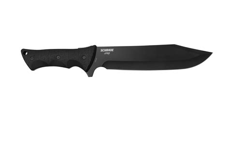 Schrade Leroy Fixed Blade 650942 Black Survival Knife Advantageously