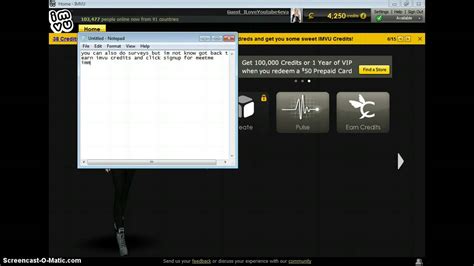 How To Get 5000 Credits On Imvu For Beginners Youtube