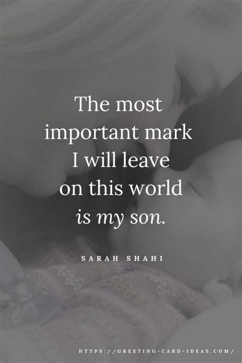 Mother Son Quotes Top 49 Quotes About Mothers And Sons