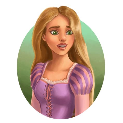 Rapunzel Portrait By Lornakelleherart On
