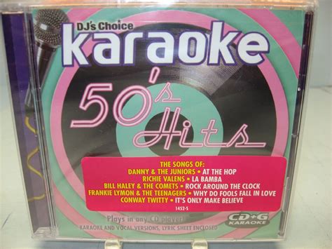 dj s choice karaoke 50 s hits cd g 2003 tutm new 790617145224 ebay