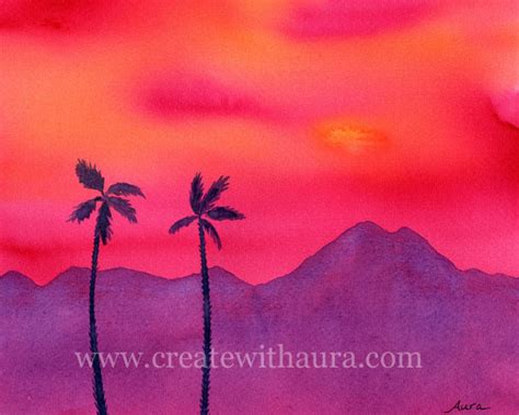 Desert Sunset Create With Aura
