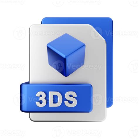 3d 3ds File Icon Illustration 22360134 Png