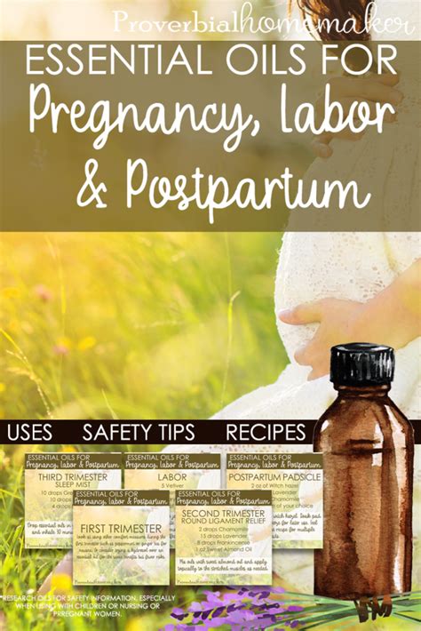 best essential oils for pregnancy labor and postpartum