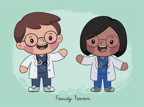 Chibi Doctors By Carla Mendoza On Dribbble