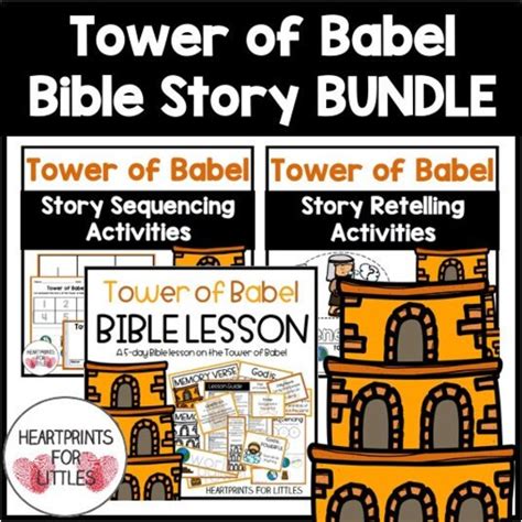 tower of babel bible story bundle day bible lesson etsy my xxx hot girl