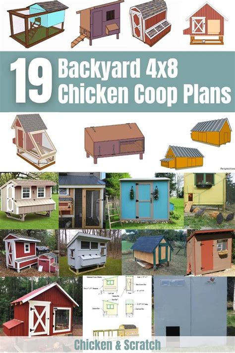 19 Backyard 4x8 Chicken Coop Plans You Can Diy Chicken Coop Plans