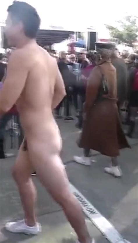 Naked Guy Public Telegraph